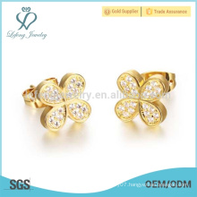 Gold butterfly earrings for women designs, indian gold earrings jewelry